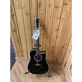 Used Esteban BLACK AND SILVER Acoustic Electric Guitar