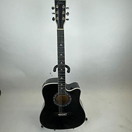Used Esteban BLACK SILVER Acoustic Electric Guitar