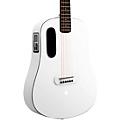 LAVA MUSIC BLUE LAVA Touch Acoustic-Electric Guitar With Airflow Bag Sail White