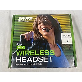 Used Shure BLX Wireless Headset Microphone System Headset Wireless System