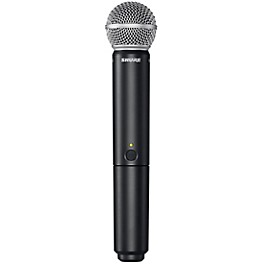 Open Box Shure BLX2/SM58 Handheld Wireless Transmitter with SM58 Capsule Level 1 Band H11