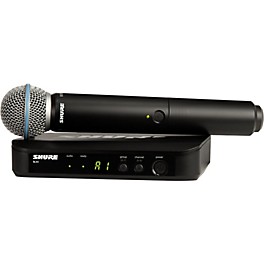 Open Box Shure BLX24/B58 Handheld Wireless System with Beta 58A Capsule Level 1 Band H9