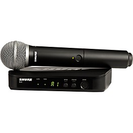 Open Box Shure BLX24 Handheld Wireless System With PG58 Capsule