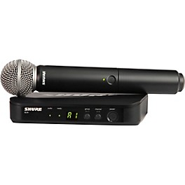 Open Box Shure BLX24/SM58 Handheld Wireless System with SM58 Capsule Level 1 Band H11