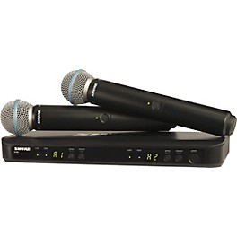 Shure BLX288/B58 Wireless Dual Vocal System With Two BETA 58A Handheld Transmitters -