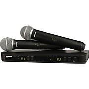 BLX288/PG58 Dual-Channel Wireless System With Two PG58 Handheld Transmitters Band H11