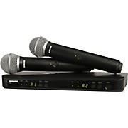 BLX288/PG58 Dual-Channel Wireless System With Two PG58 Handheld Transmitters Band J11