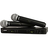 Shure BLX288/PG58 Dual-Channel Wireless System with Two PG58 Handheld Transmitters Band H11