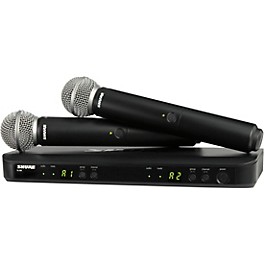 Shure BLX288/SM58 Wireless Dual Vocal System With Two SM58 Handheld Transmitters