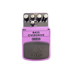 Used Behringer BOD400 Bass Overdrive Bass Effect Pedal