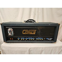 Used Crate BV120H Blue Voodoo 120W Tube Guitar Amp Head
