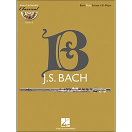 Hal Leonard Bach: Flute Sonata In E-Flat Major, Bwv 1031 - Classical Play-Along (Book/CD) Vol. 18