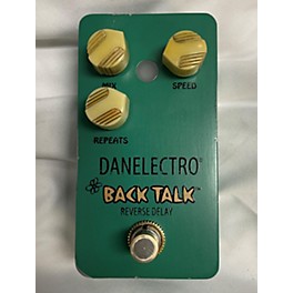 Used Danelectro Back Talk Reverse Delay Effect Pedal