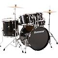 Ludwig BackBeat 5-Piece Drum Set With Hardware and Cymbals - Black Sparkle