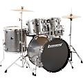 Ludwig BackBeat Complete 5-Piece Drum Set With Hardware and Cymbals - Metallic Silver Sparkle
