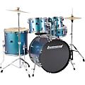 Ludwig BackBeat Complete 5-Piece Drum Set With Hardware and Cymbals - Pacific Mist