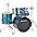 Ludwig BackBeat Complete 5-Piece Drum Set With Hardware and Cymbals Pacific Mist