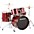 Ludwig BackBeat Complete 5-Piece Drum Set With Hardware and Cymbals Wine Red Sparkle