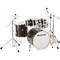 Ludwig BackBeat Elite 5-Piece Complete Drum Set With 22" Bass Drum, Hardware & Cymbals Midnight Grain