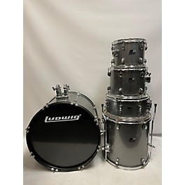 Used Ludwig Backbeat With Cymbals And Hardware Drum Kit