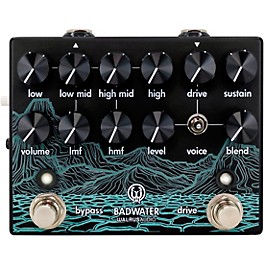Open Box Walrus Audio Badwater Bass Pre-Amp D.I. Pedal