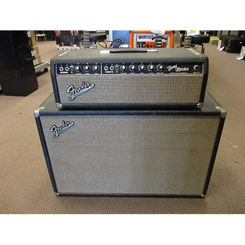 Used Fender Band-Master With 2x12 Bandmaster Cabinet Guitar Stack ...