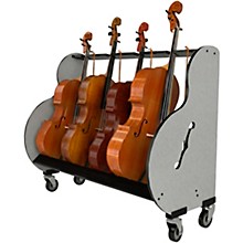 A&S Crafted Products Band Room 4 Cello Storage Rack