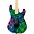 Kramer Baretta "Feral Cat" Custom Graphic Electric Guitar Rainbow Leopard