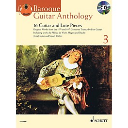 Schott Baroque Guitar Anthology - Volume 3 Guitar Series Softcover with CD