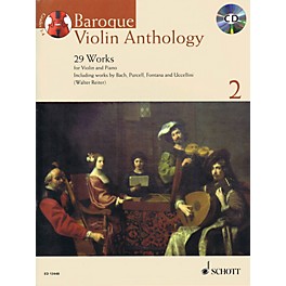 Schott Baroque Violin Anthology - Volume 2 (29 Works for Violin and Piano) String Series Softcover with CD