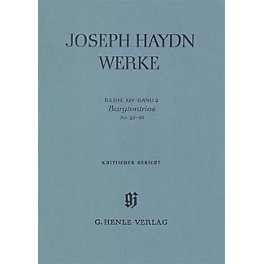 G. Henle Verlag Barytone Trios No. 25-48 Henle Edition Series Softcover