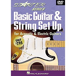 Hal Leonard Basic Guitar & String Set Up (Starter Series DVD) Starter Series (Video) Series DVD Written by Tom Kolb