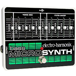 Open Box Electro-Harmonix Bass MicroSynth Effects Pedal