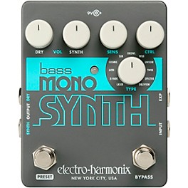 Electro-Harmonix Bass Mono Synth Bass Effects Pedal 
