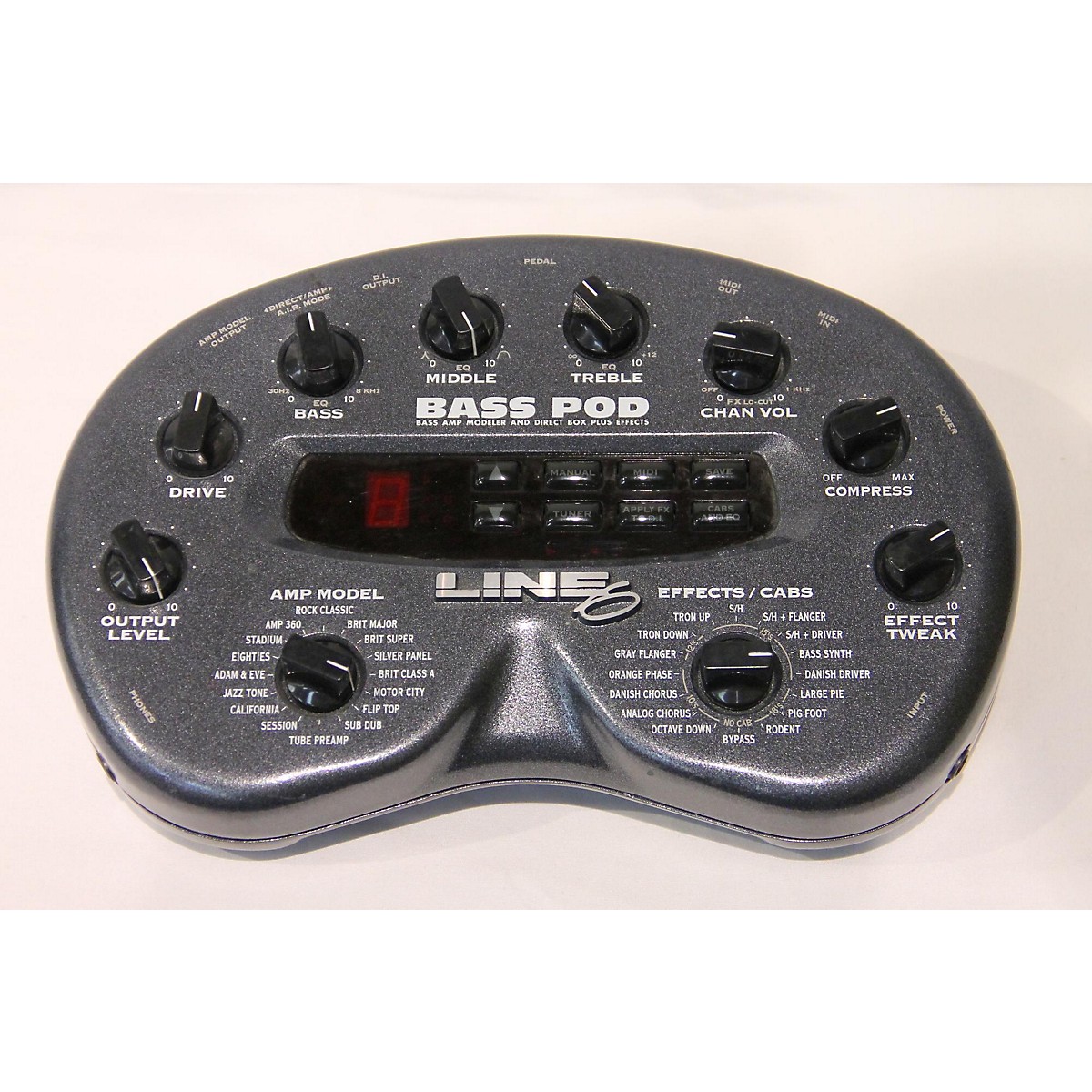 Used Line 6 Bass Pod Effect Processor Guitar Center