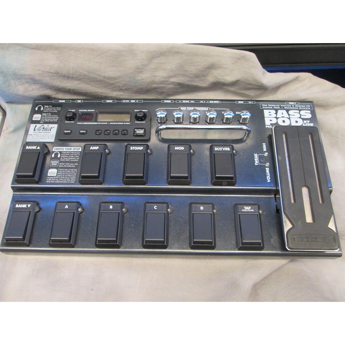 Used Line 6 Bass Pod XT Live Bass Effect Pedal Guitar Center