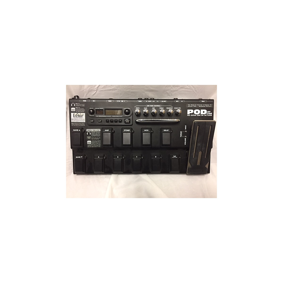 Used Line 6 Bass Pod XT Live Bass Effect Pedal Guitar Center