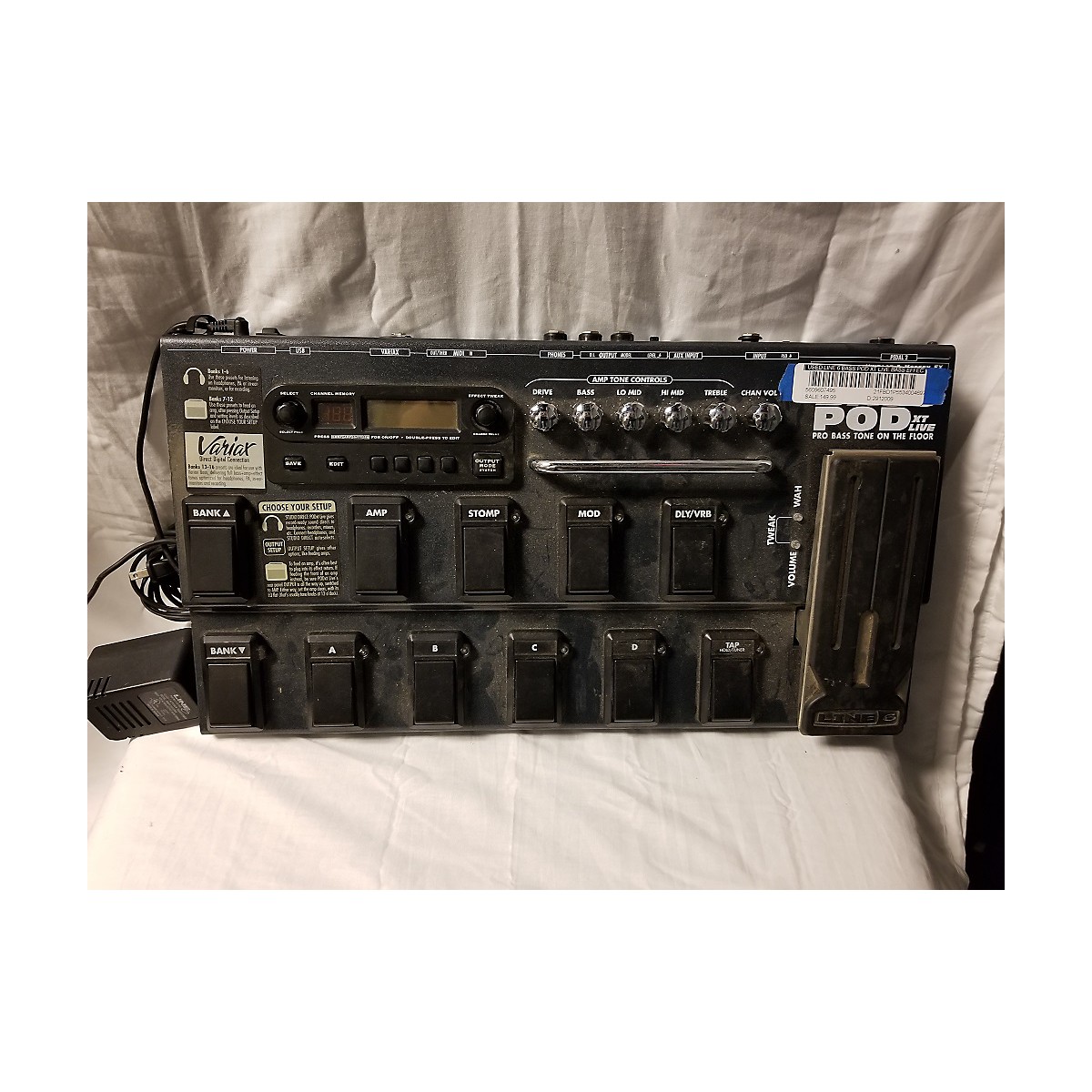 Used Line 6 Bass Pod XT Live Bass Effect Pedal Guitar Center