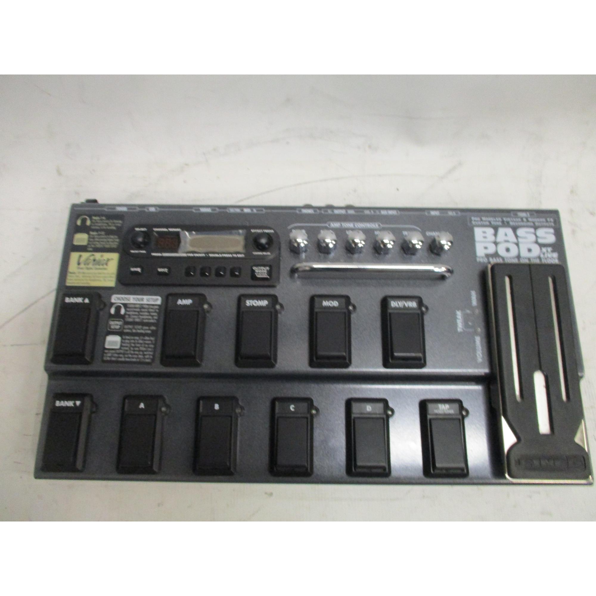 Used Line 6 Bass Pod XT Live Bass Effect Pedal Guitar Center