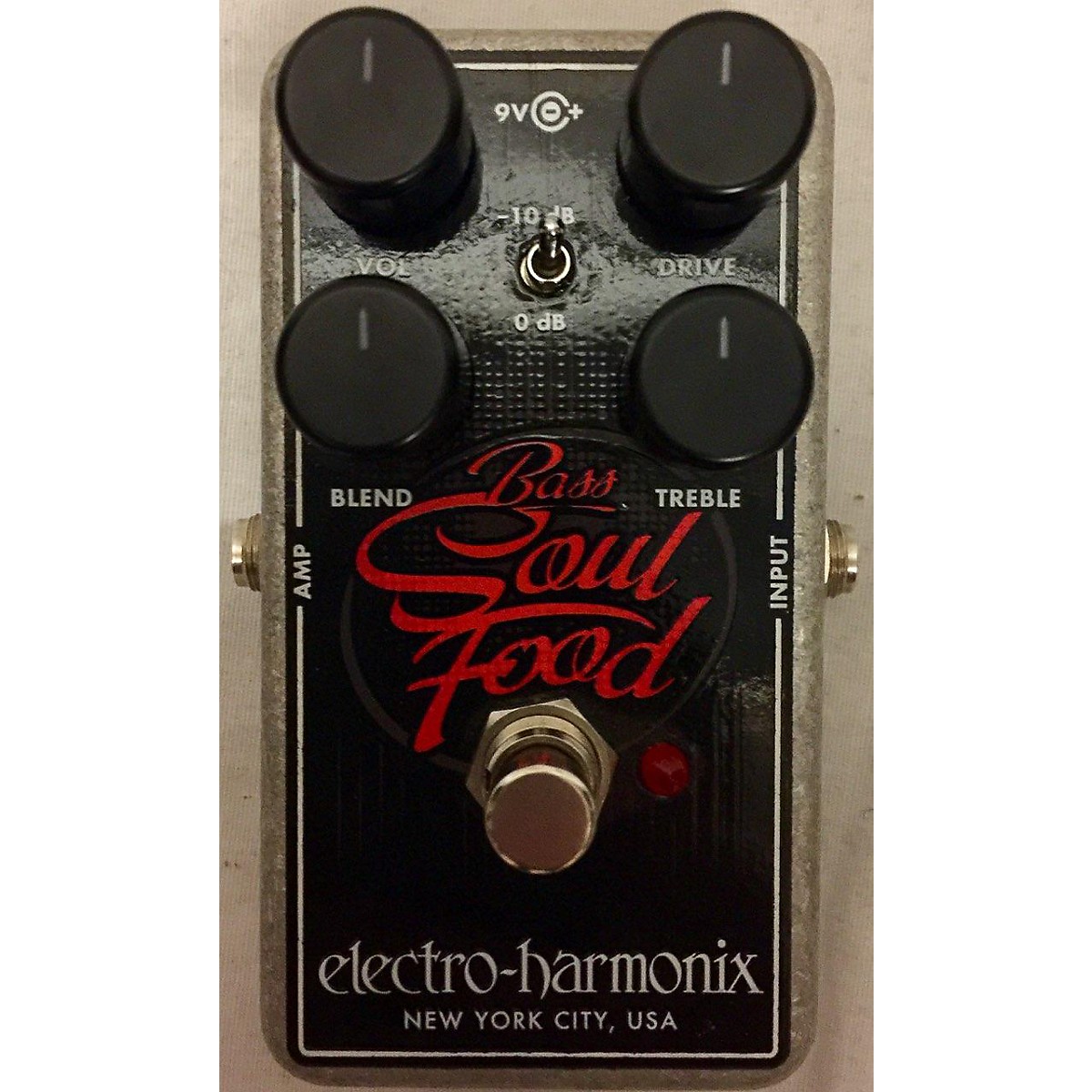Used ElectroHarmonix Bass Soul Food Bass Effect Pedal Guitar Center