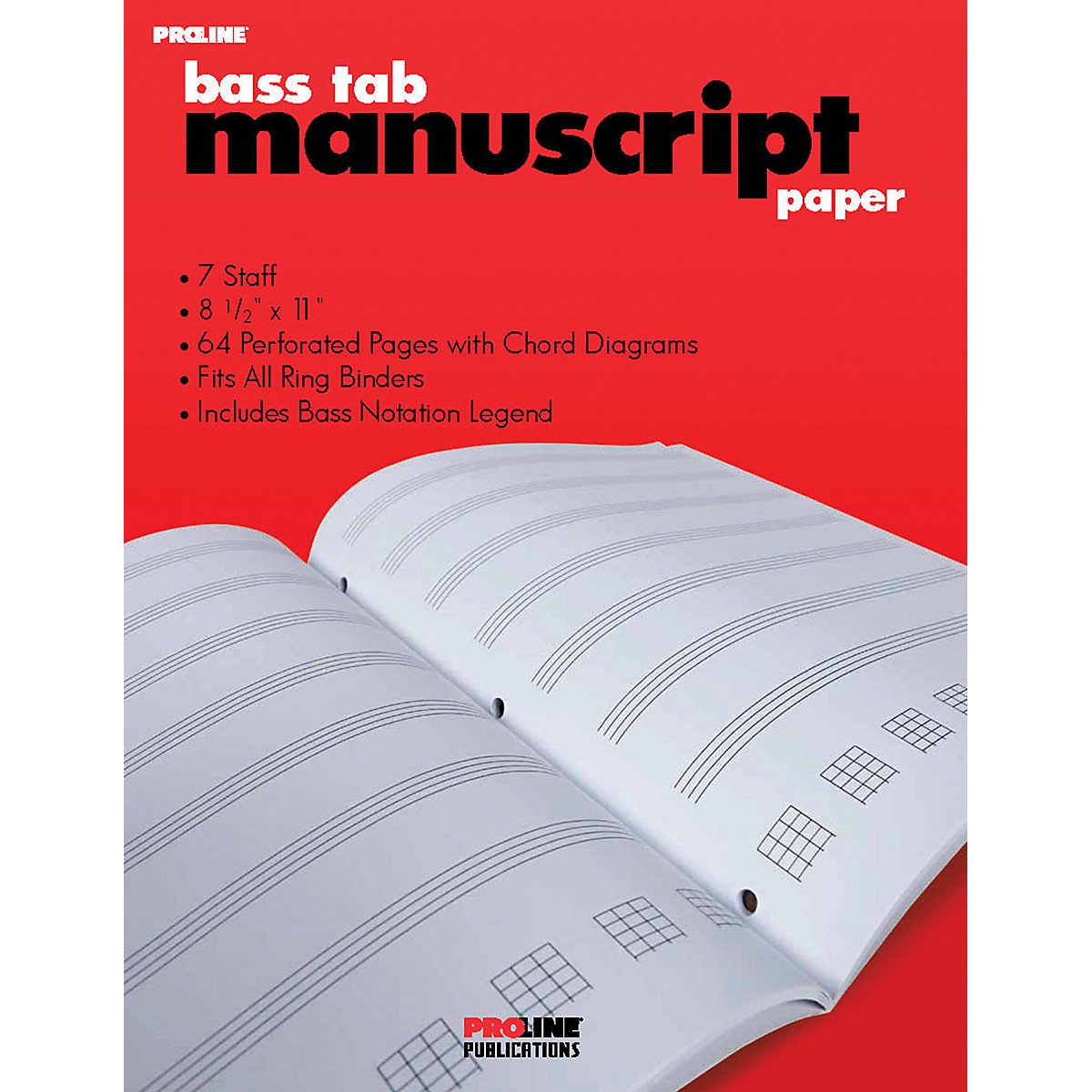 Proline Bass Tab Blank Manuscript Paper Guitar Center