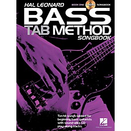 Hal Leonard Bass Tab Method Songbook 1 Book/CD
