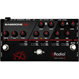 Open Box Radial Engineering Bassbone OD Bass Preamp With Overdrive