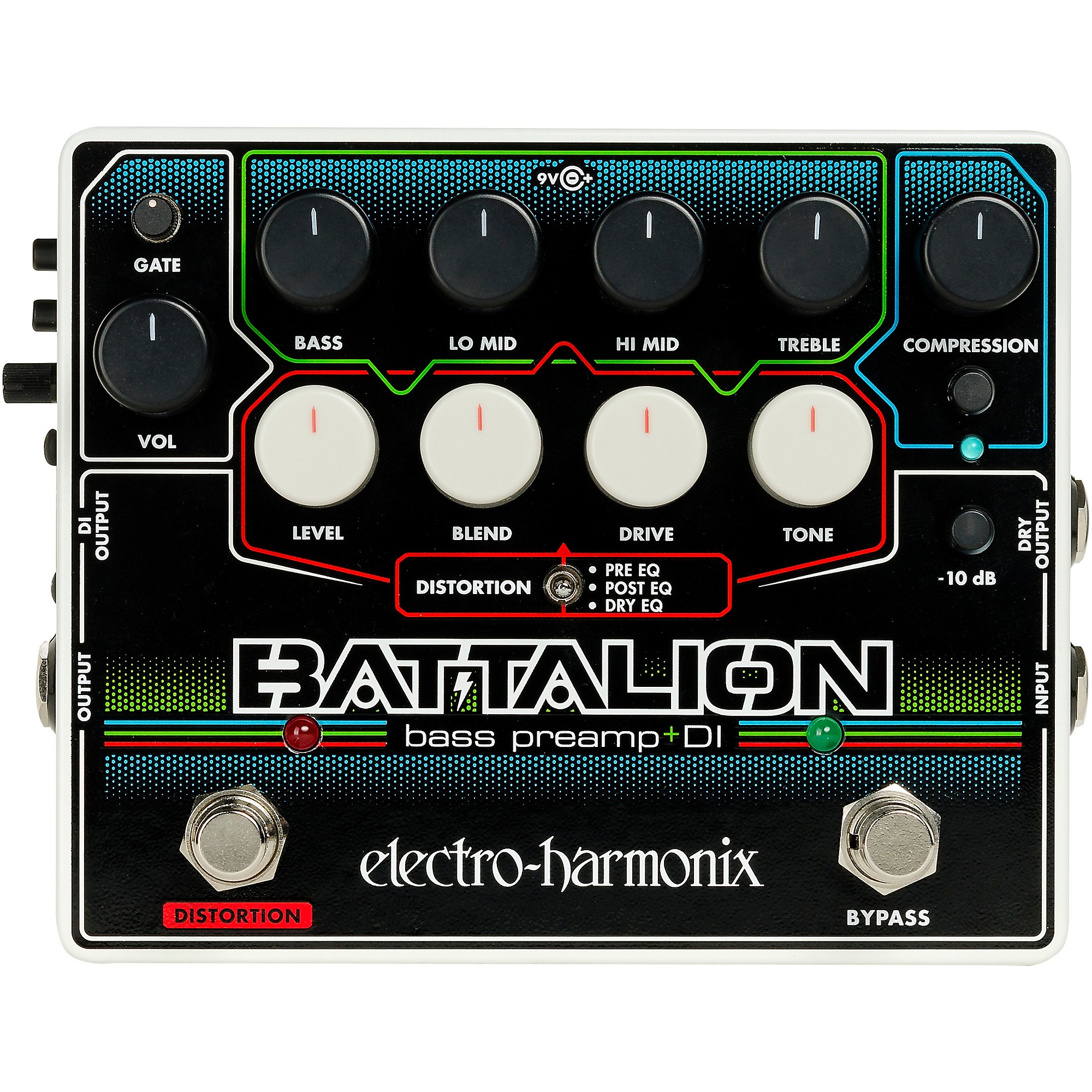 ElectroHarmonix Battalion Bass Preamp and DI Pedal Guitar Center