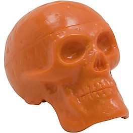 Trophy Beadbrain Skull Rhythm Shaker Orange