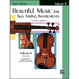 Alfred Beautiful Music for Two String Instruments Book II 2 Violins