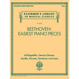 G. Schirmer Beethoven: Easiest Piano Pieces (Schirmer's Library of Musical Classics Vol. 2142) for Piano