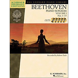Hal Leonard Beethoven: Piano Sonatas Vol 1 (1 - 15) Schirmer Performance Edition CD's (Set of  5) By Beethoven / Taub
