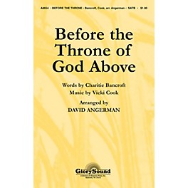 Shawnee Press Before the Throne of God Above SATB arranged by David Angerman