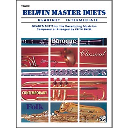 Alfred Belwin Master Duets (Clarinet) Intermediate Volume 1